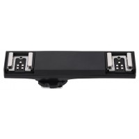 18411 Dual Hot Shoe Flash Bracket Splitter