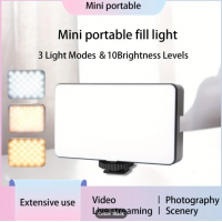 2711 ZOMEI Mini Portable LED Fill Light - 3 Modes, 10 Brightness Levels, Rechargeable Battery, Dimmable