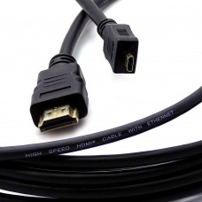 4877 1.5m Meter Mini HDMI to HDMI HD Digital Camcorder Cable