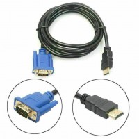 4864 1m HDMI Male to VGA Male Cable