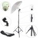90w Flash Strobe Light Stand Umbrella Kit